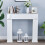 URBN Living (White) Wooden Fireplace Surround Storage Cabinet Unit 1