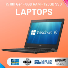 Budget Intel i5 8th Gen Laptop With Windows 10 8GB Memory 128GB SSD Wifi *USED* - Refurbished