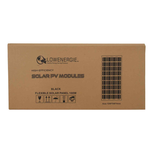 Lowenergie 100w Flexible Solar Panel Charging Kit with MPPT Charger Controller 2