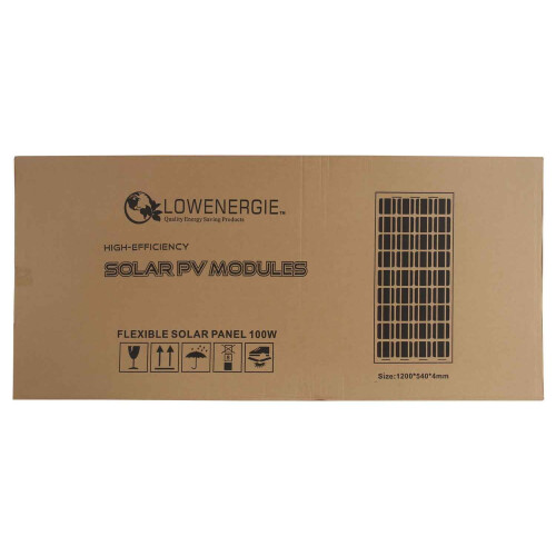 Lowenergie 200w Flexible Solar Panel Charging Kit with MPPT Charger Controller 2