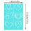 2pcs Self Adhesive Silk Screen Printing Stencil Deer Pattern Mesh Transfers Turquoise Adhesive Screen Printing Template 2