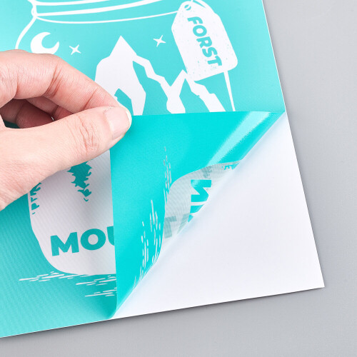 2pcs Self Adhesive Silk Screen Printing Stencil Deer Pattern Mesh Transfers Turquoise Adhesive Screen Printing Template 2