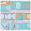 2pcs Self Adhesive Silk Screen Printing Stencil Deer Pattern Mesh Transfers Turquoise Adhesive Screen Printing Template 4