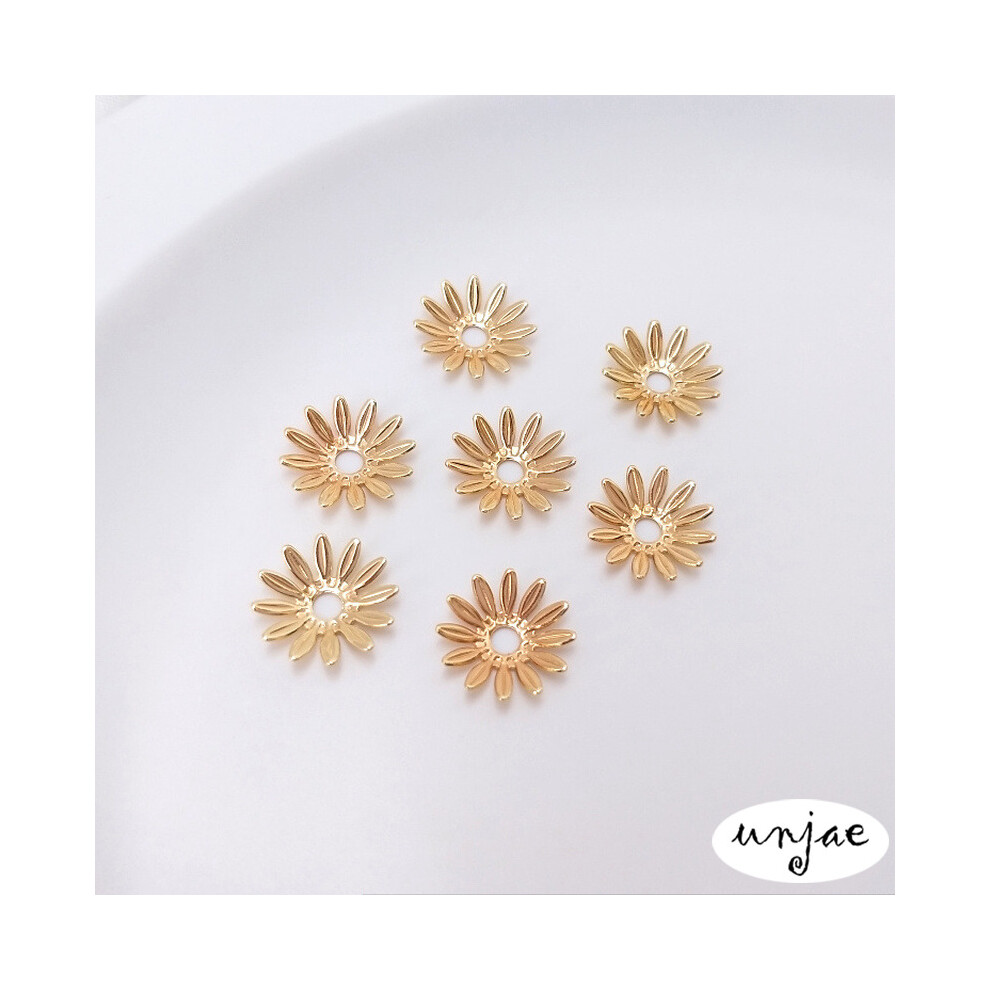 14K bag protection Chrysanthemum small daisy double deck receptacle hand accessories DIY headdress accessories-image-OPC-PBS2PPS-NEW