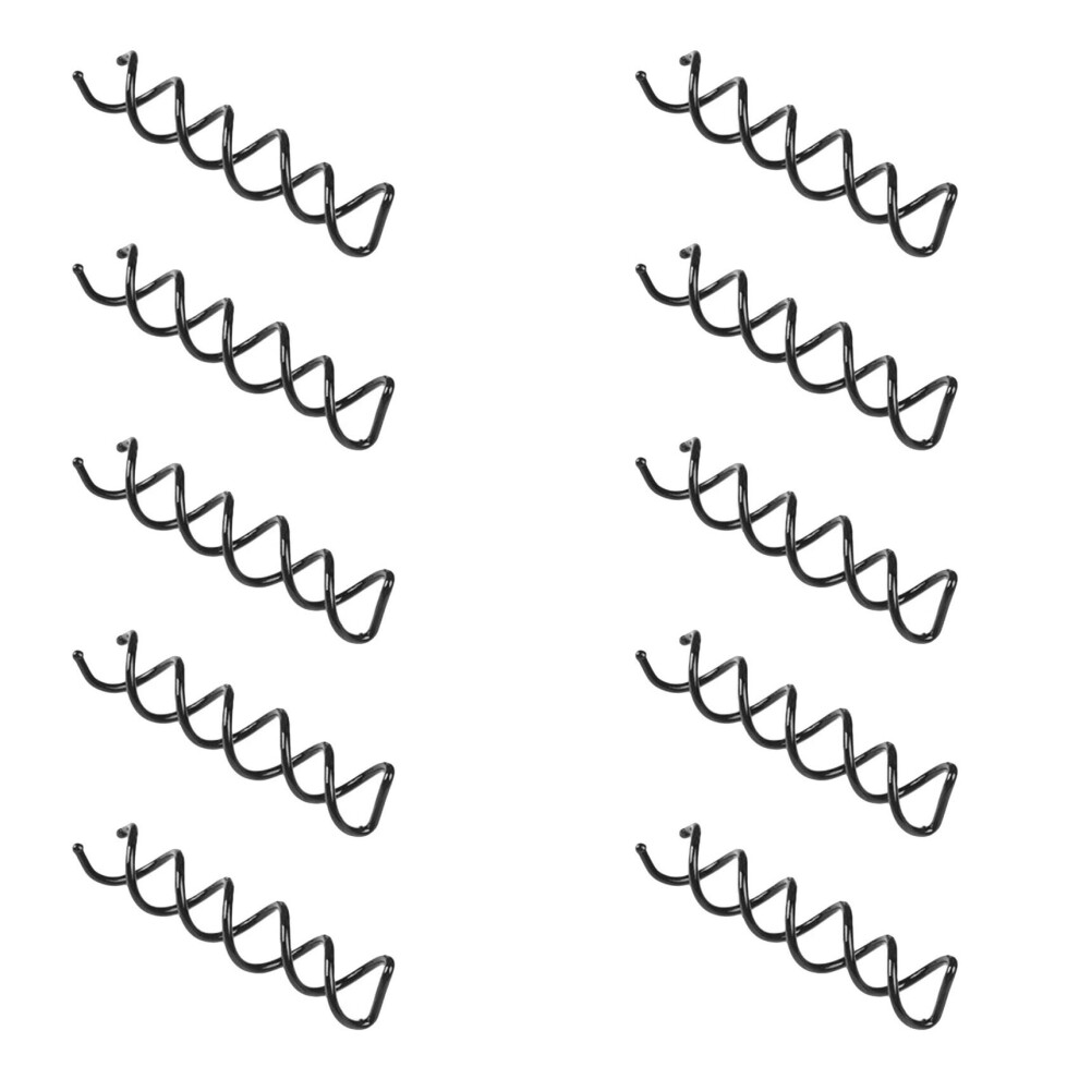 Tlily Black 20 Pcs Spiral Spin Screw Pin Hair Clip Twist Barrette (Black)