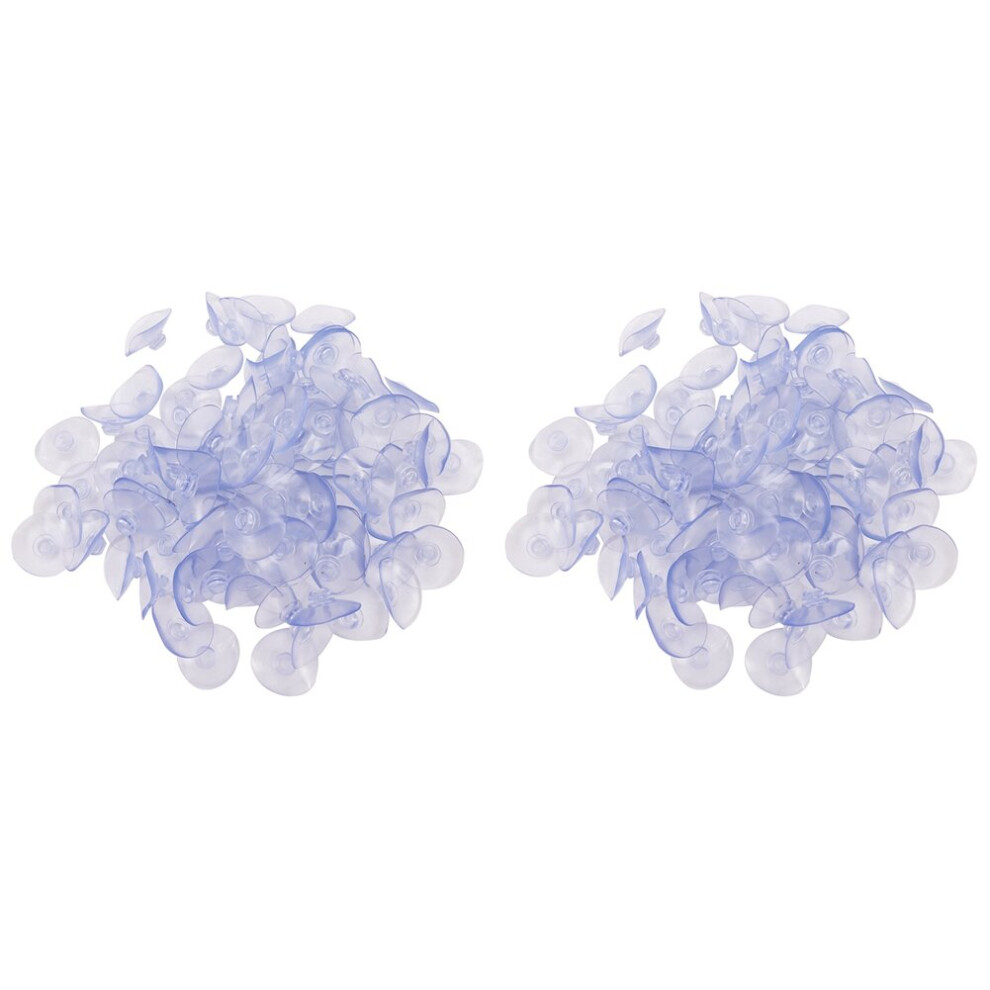 200Pcs 40Mm Clear Suction Cup Sucker Mushroom Head Suction Cup Suction 4762103306453