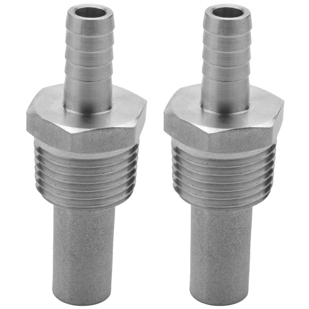 Tlily 2X Home Brewing Inline Oxygenation Diffusion Stone Aeration Stone 1/2 Npt Carbonation Stone
