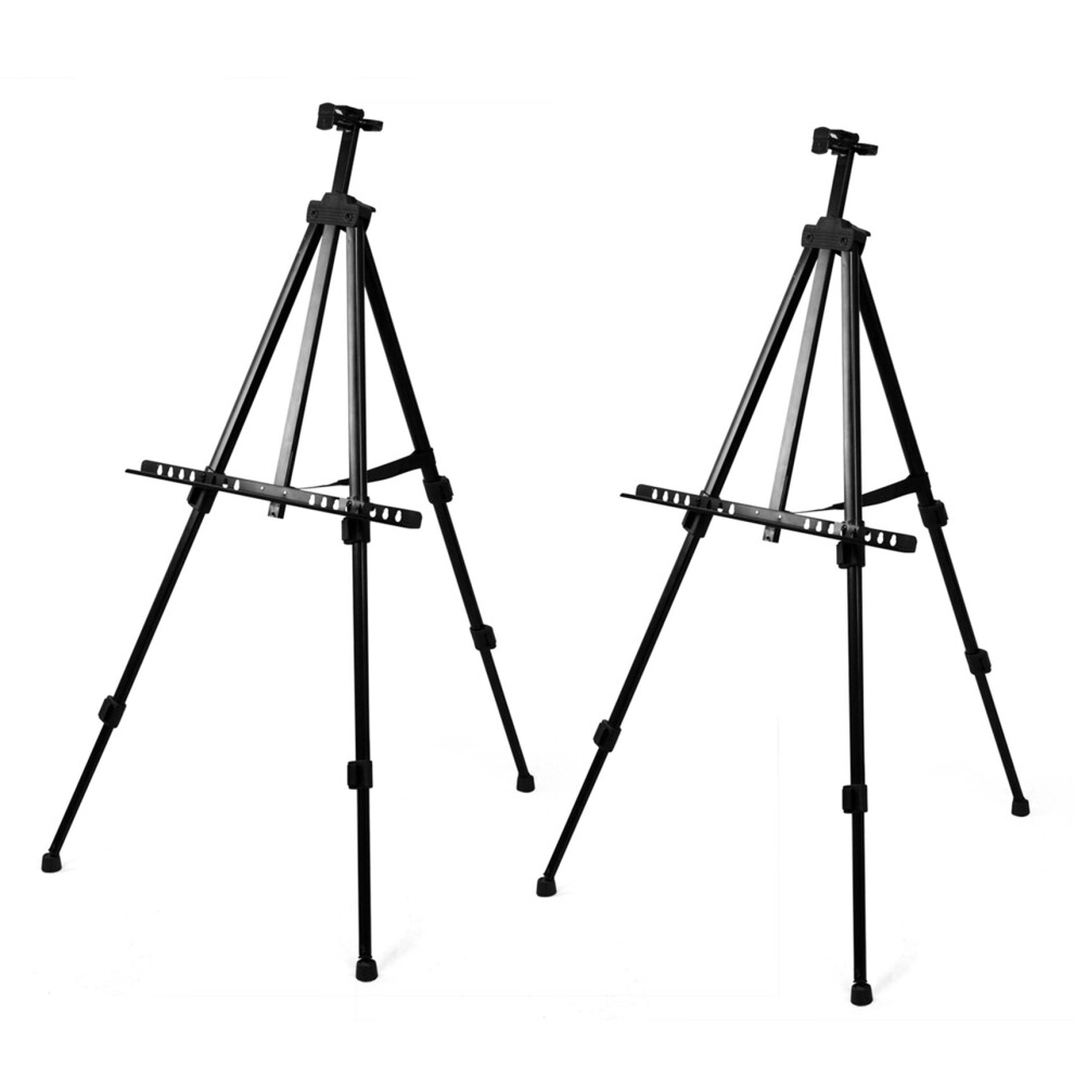 Tlily 2X White Board Artist Telescopic Field Studio Painting Easel Tripod Display Stand