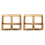 2X Foldable Recipe Book Stand,Wooden Frame Reading Bookshelf,Tablet Pc Support Stand 1