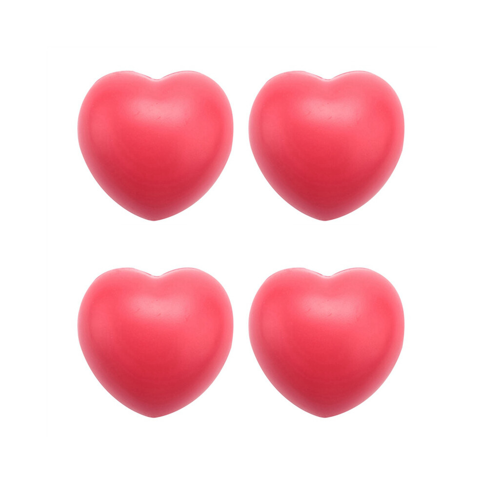 4X Heart Stress Reliever Ball Red