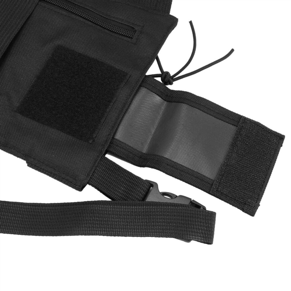 10X Radios Pocket Radio Chest Harness Chest Front Pack Pouch Holster Vest Rig Carry Case For 2 Way Radio Walkie Talkie 4762103382617