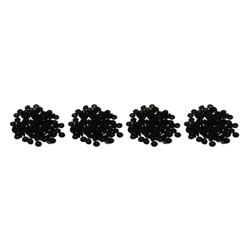 400 Pcs Sponge Earbud Headphone Cap Ear Pads Cover Replacement Black 4764036930248