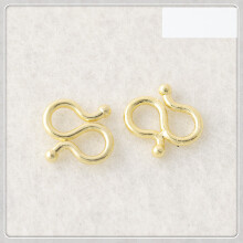 50 PCS K/Gold Plated Necklace S Button Bracelet Necklace Buckle Diy Jewelry Copper Clasps & Hooks Accessories