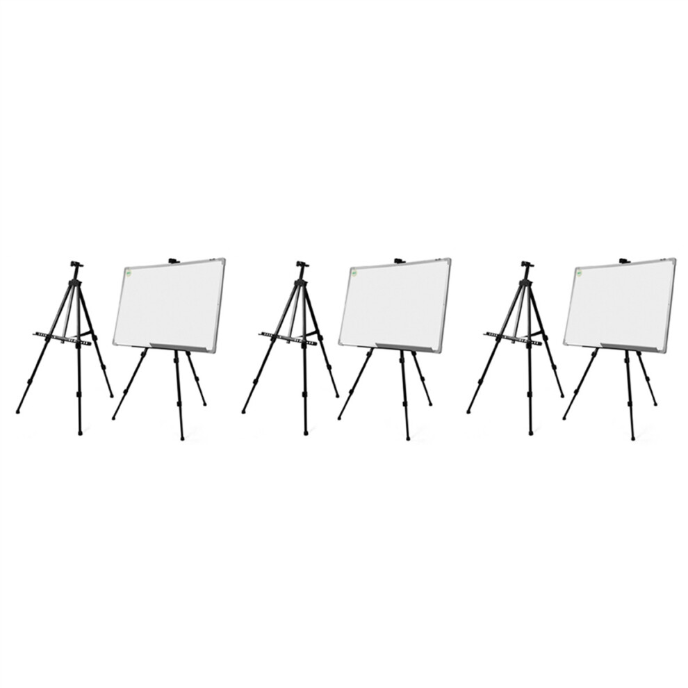 3X White Board Artist Telescopic Field Studio Painting Easel Tripod Display Stand