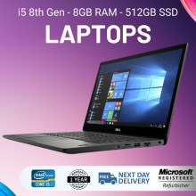 Intel i5 8th Gen Laptop With Windows 10 8GB Memory 512GB SSD Wifi *USED* - Refurbished