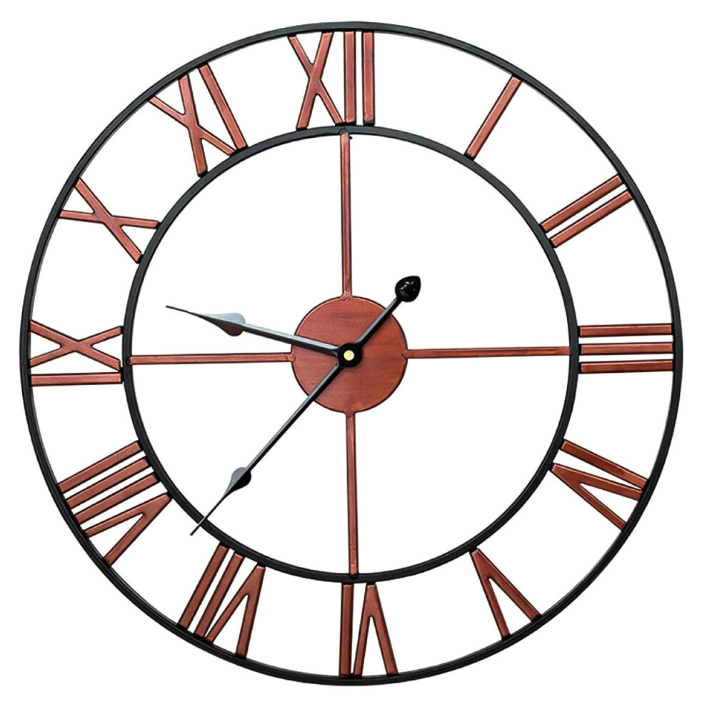 Denny Int Ltd (Copper) Garden Wall Clock Roman Large Indoor Outdoor Numerals Giant Open Face Metal 60Cm Not,Specified