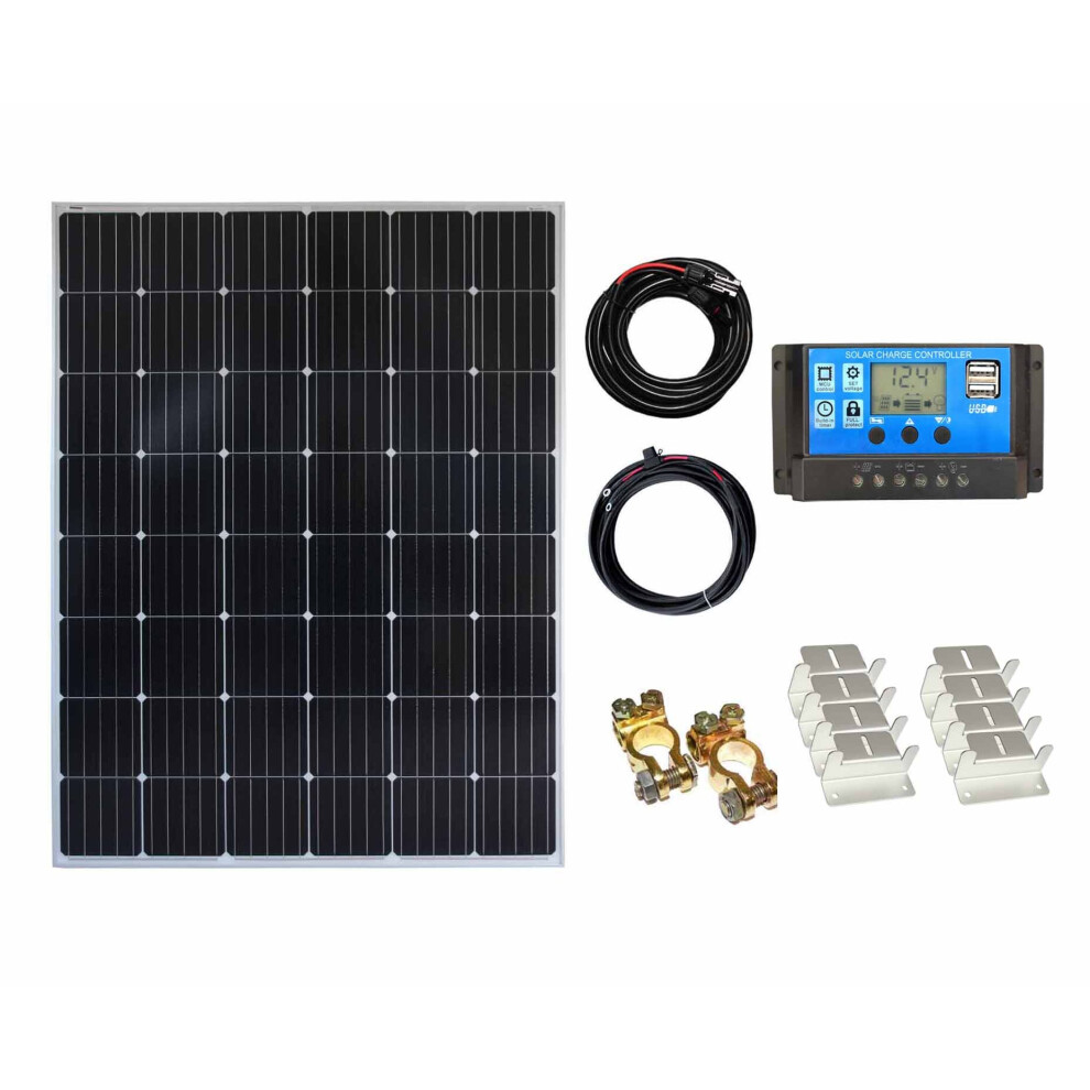 200w Mono Solar Panel Kit 2 - Z Brackets