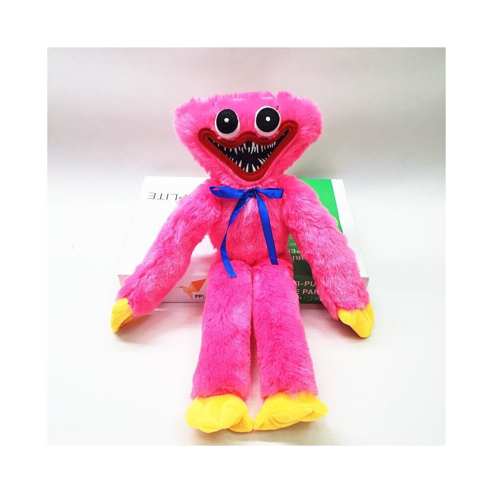 (Pink) 40Cm Poppy Playtime Huggy Wuggy Plush Stuffed Doll Pink