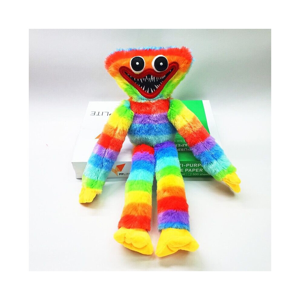 (Rainbow) 40CM Poppy Playtime Huggy Wuggy Plush Stuffed Doll