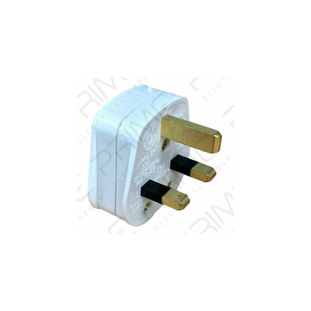 Click Pa320 Resilient Plug Top - 13 Amp (White) 5060022002159