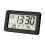 (Black) Large LCD Screen Electronic Clock Thermometer 1