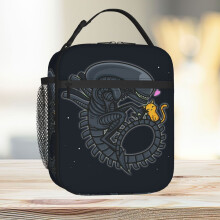 Lunch Bag Xenomorph Cuddles Tote Insulated Cooler Kids School Travel