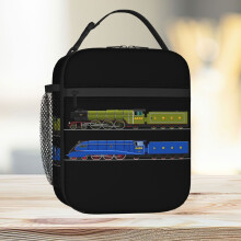 Lunch Bag Flying Scotsman And The Mallard Tote Insulated Cooler Kids School Travel