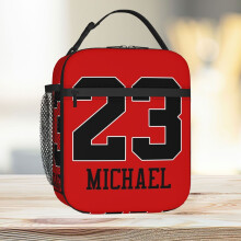 Lunch Bag 23 Michael Jordan Tote Insulated Cooler Kids School Travel