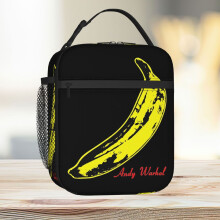 Lunch Bag Banana AndY Warhol Tote Insulated Cooler Kids School Travel