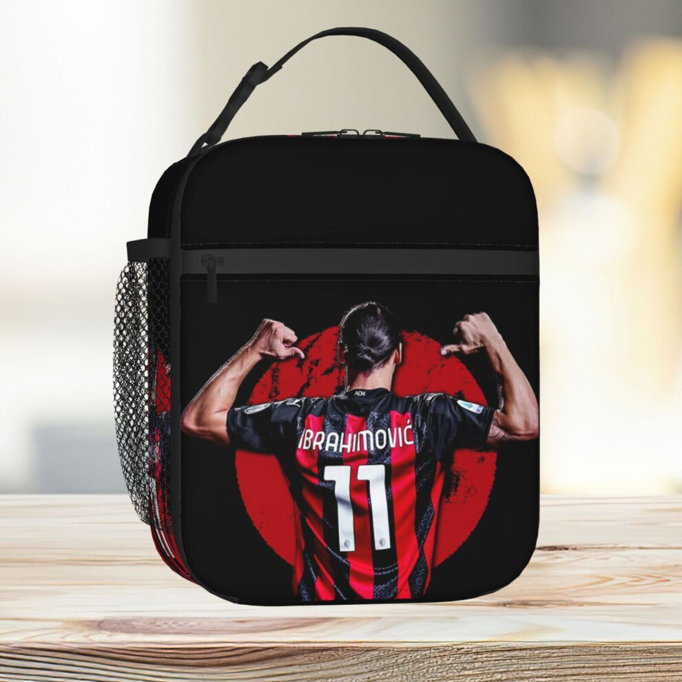 Lunch Bag Zlatan Ibrahimovic Ac Milan Tote Insulated Cooler Kids School Travel