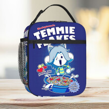 Lunch Bag Temmie Flakes! Tote Insulated Cooler Kids School Travel