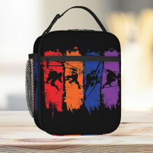 Lunch Bag TEENAGE MUTANT NINJA TURTLES Tote Insulated Cooler Kids School Travel