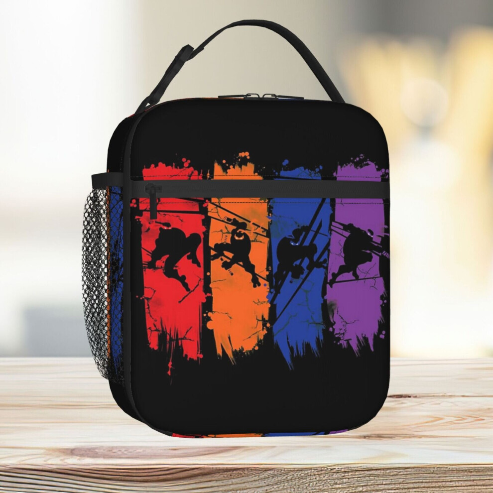 Famgem Lunch Bag Teenage Mutant Ninja Turtles Tote Insulated Cooler Kids School Travel