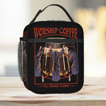 Lunch Bag Worship Coffee Tote Insulated Cooler Kids School Travel