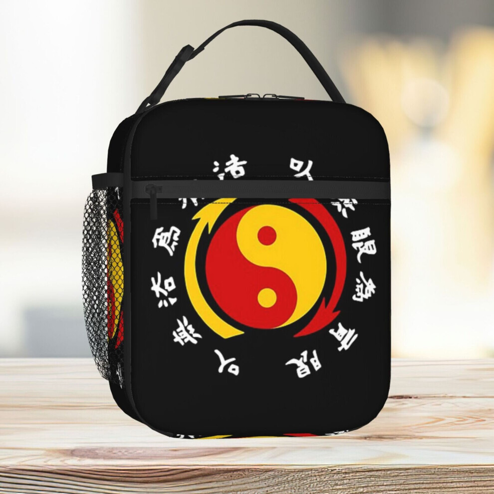 Lunch Bag JKD Jeet Kune Do Logo Tote Insulated Cooler Kids School Travel