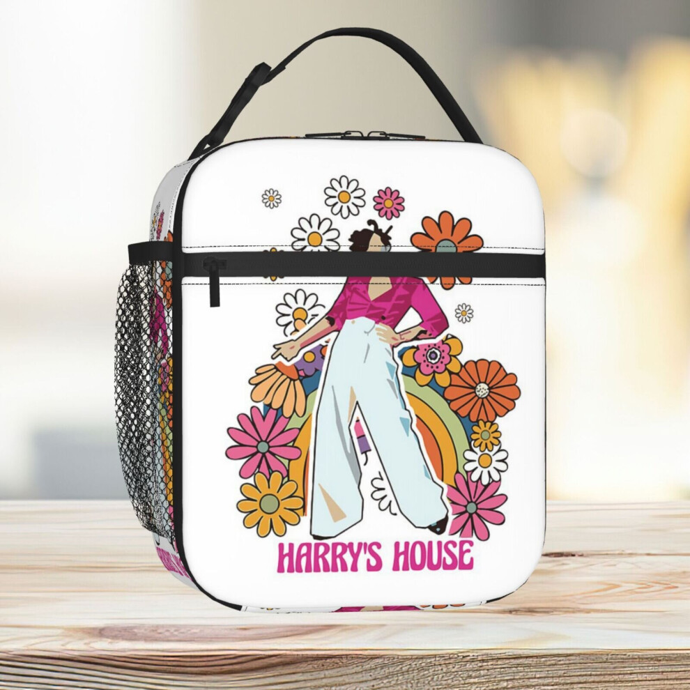 Lunch Bag Harry Styles Tote Insulated Cooler Kids School Travel