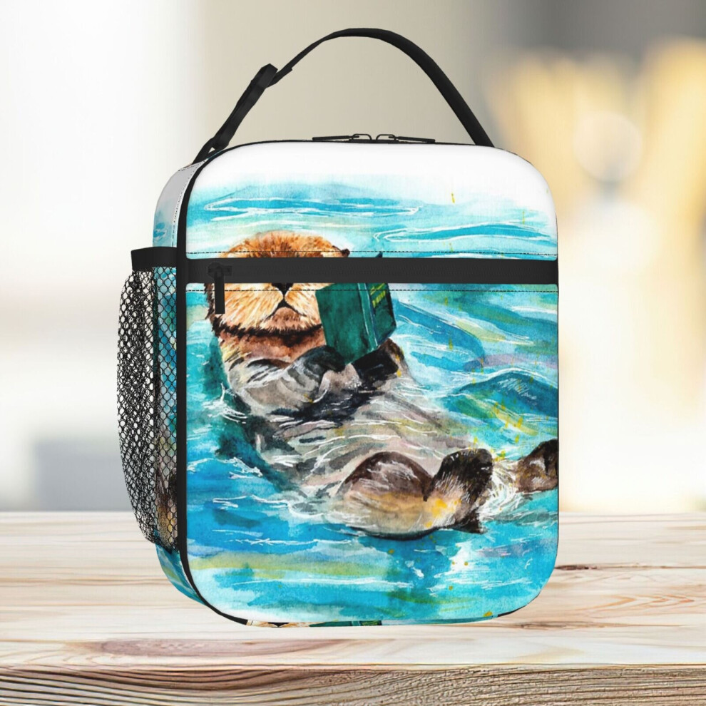 Lunch Bag Otter Tote Insulated Cooler Kids School Travel