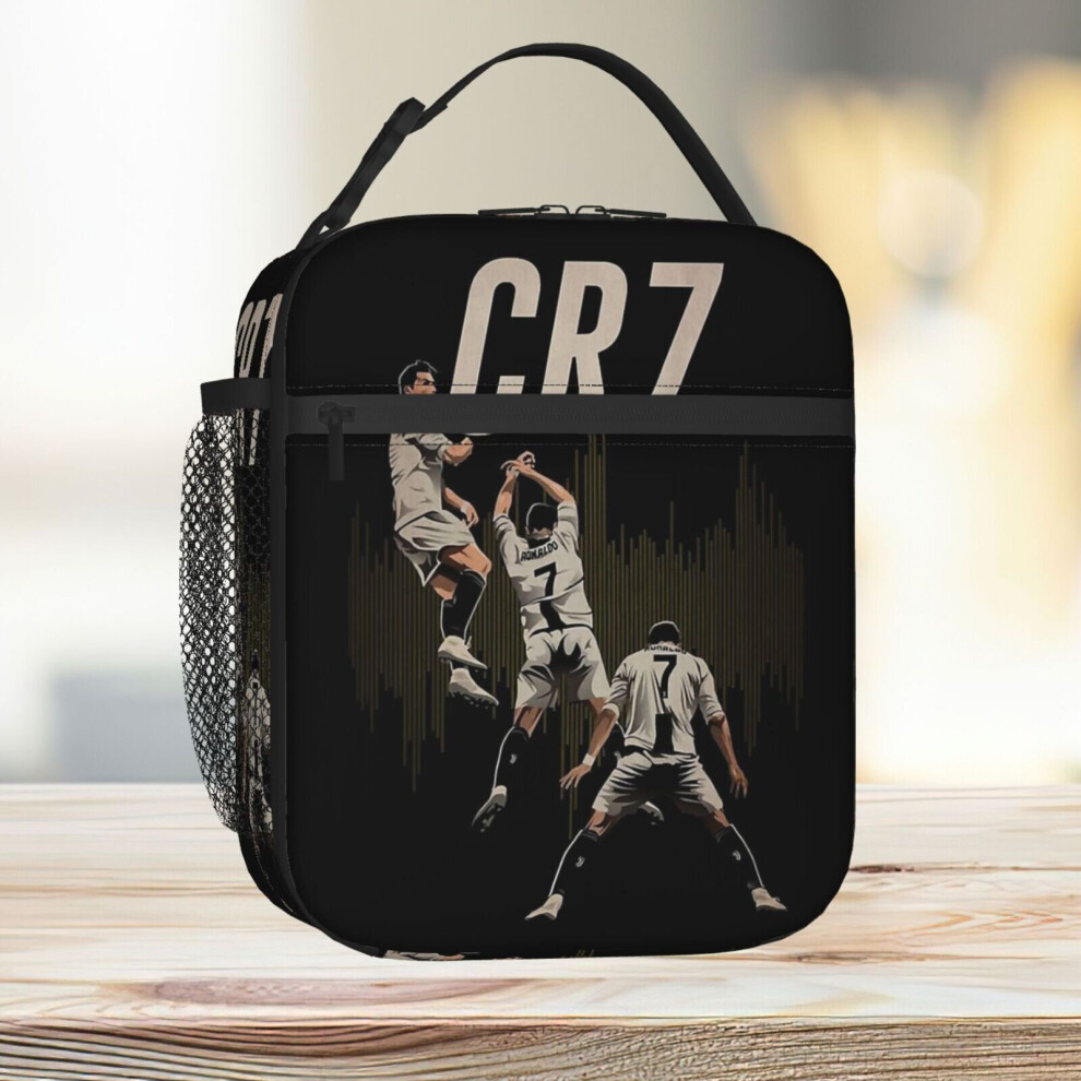 Famgem Lunch Bag Illustration Ronaldo Design Tote Insulated Cooler Kids School Travel