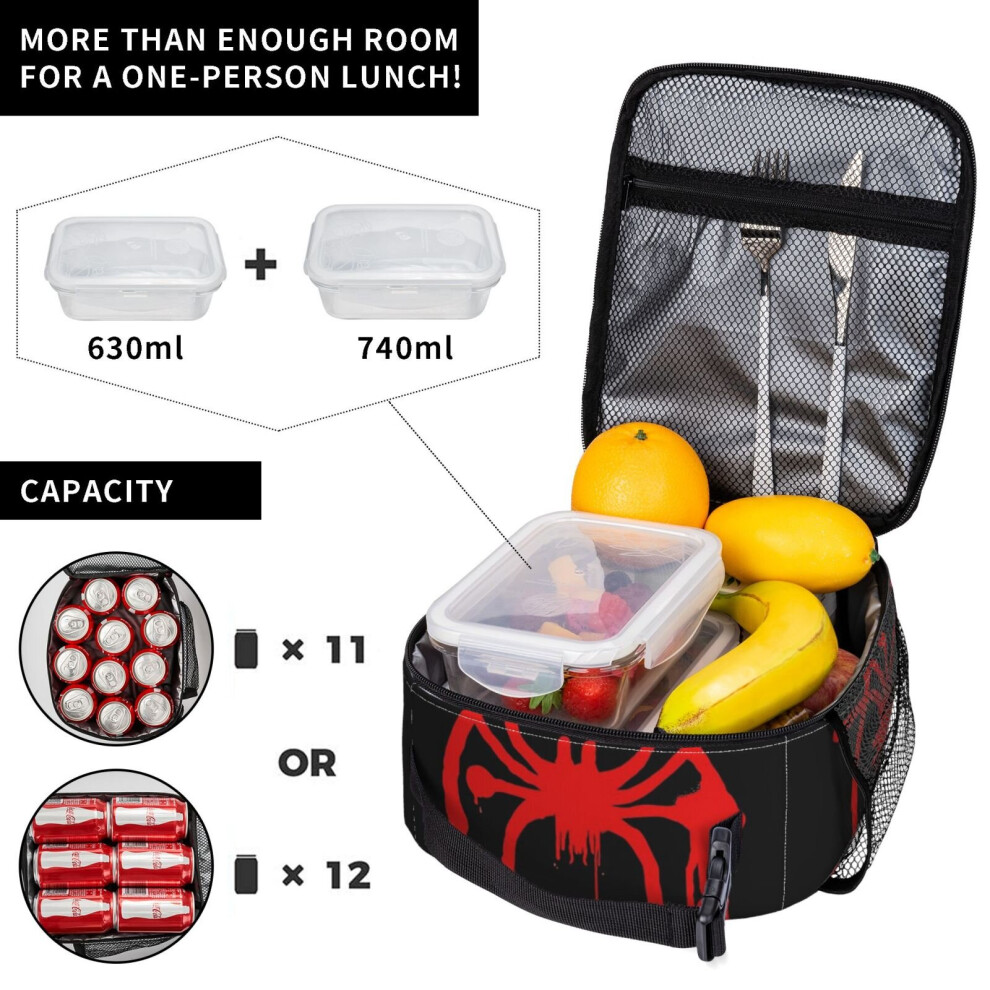 Miles morales backpack and lunch box best sale