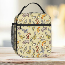 Lunch Bag Chub Gecko Babies Tote Insulated Cooler Kids School Travel
