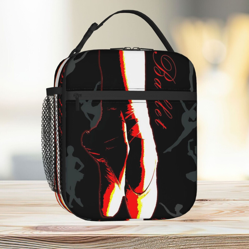 Lunch Bag Cool Funky Ballet Dancers And Shoes Design. Tote Insulated Cooler Kids School Travel