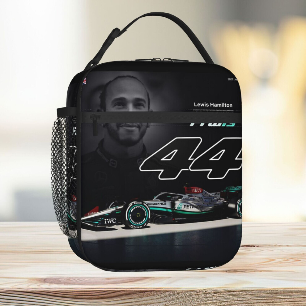 Famgem Lunch Bag Lewis Hamilton 2022 Tote Insulated Cooler Kids School Travel