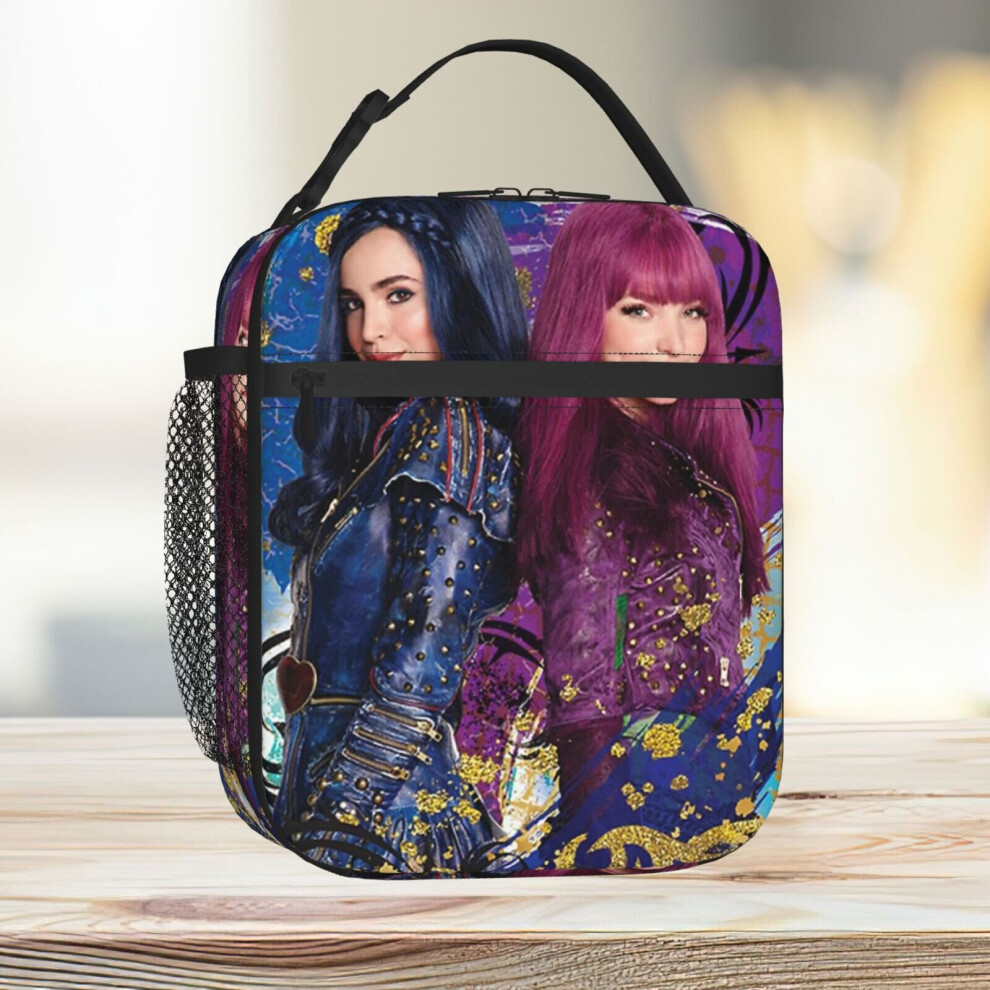 Lunch Bag Descendants Poster Tote Insulated Cooler Kids School Travel