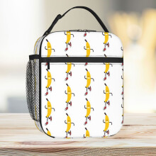 Lunch Bag Awesome Running Banana Tote Insulated Cooler Kids School Travel