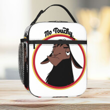 Lunch Bag Kuzco NO TOUCHY Sad Llama Emperor's New Groove Emperor David Spade Back Off No Touch Funny Gift Tote Insulated Cooler Kids School Travel