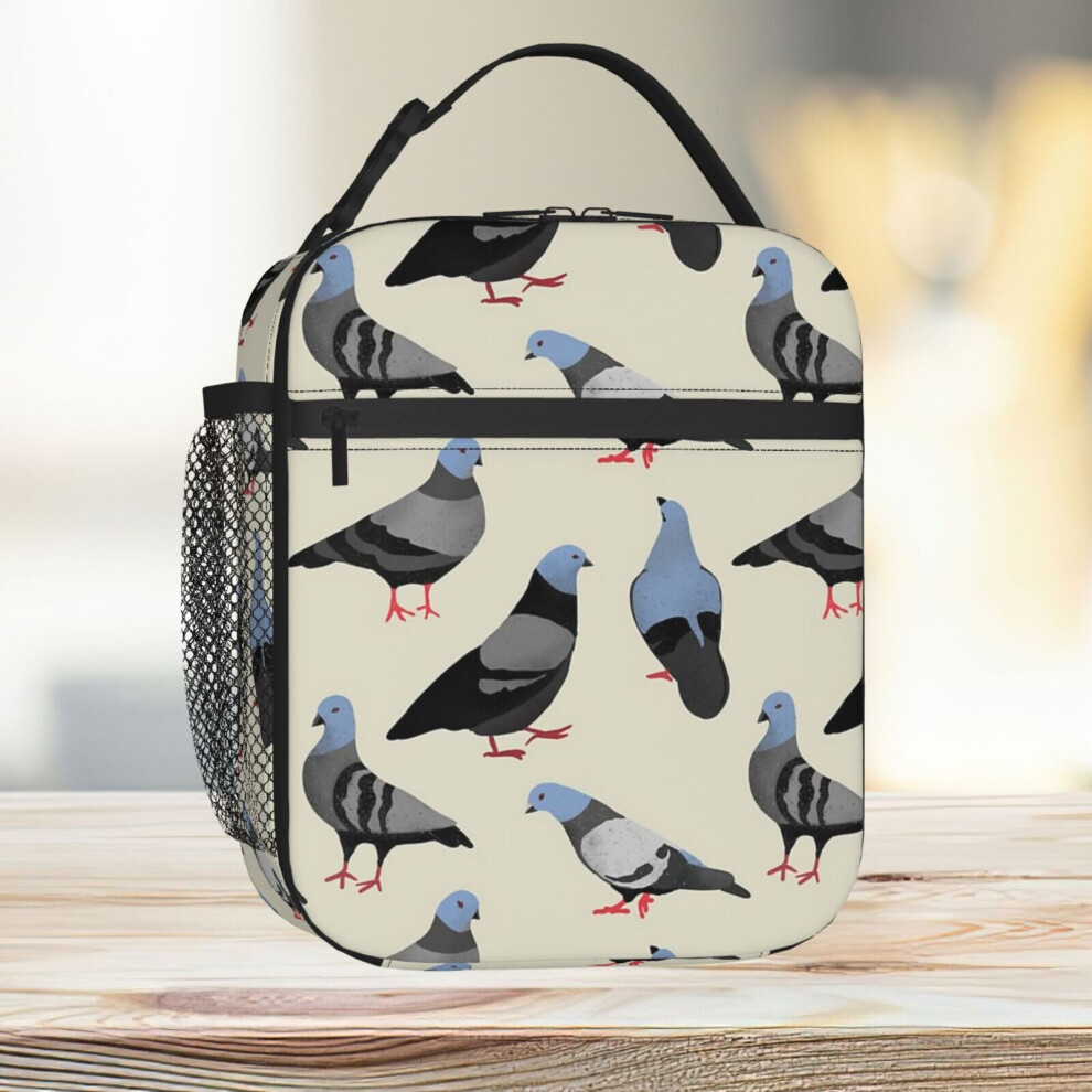 Lunch Bag Design 33 - The Pigeons Tote Insulated Cooler Kids School Travel