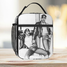 Lunch Bag Vintage Tom Of Finland - Frisky Duo Tote Insulated Cooler Kids School Travel