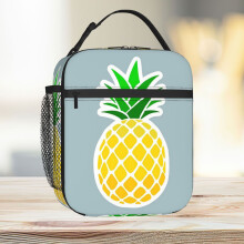 Lunch Bag Pristine Pineapple Tote Insulated Cooler Kids School Travel