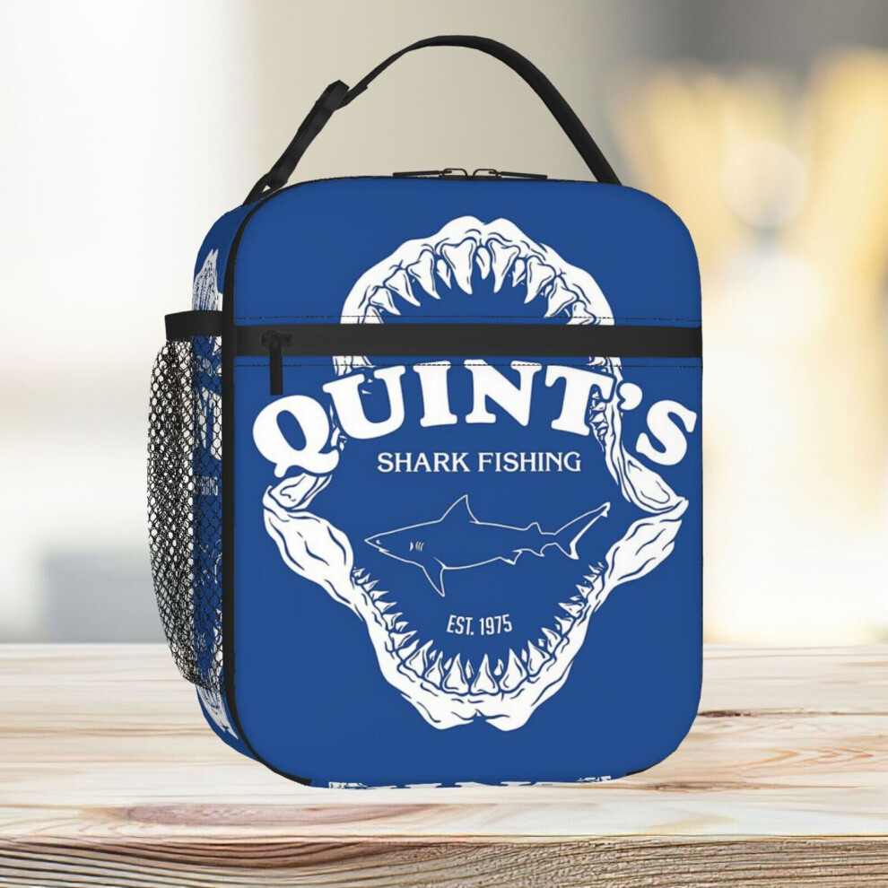 Lunch Bag Quints Shark Fishing - Jaws Tote Insulated Cooler Kids School Travel