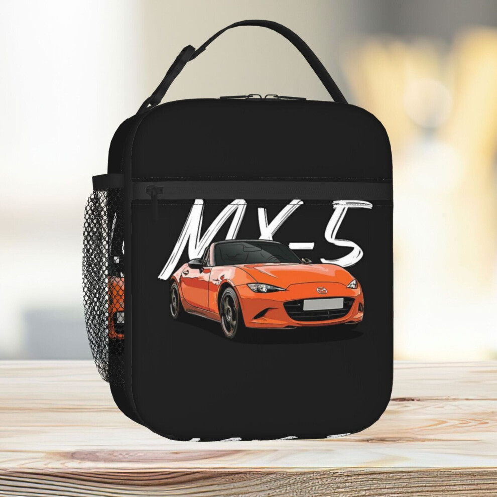 Lunch Bag Mazda MX-5 30th Anniversary Tote Insulated Cooler Kids School Travel